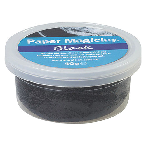 Zart Paper Magiclay Black 240g Pack of 6