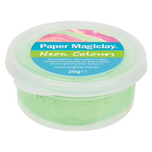 Zart Paper Magiclay Neon Colours 240g Pack of 12