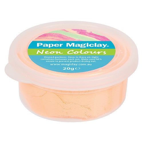 Zart Paper Magiclay Neon Colours 240g Pack of 12