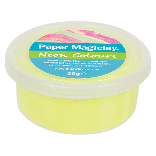 Zart Paper Magiclay Neon Colours 240g Pack of 12