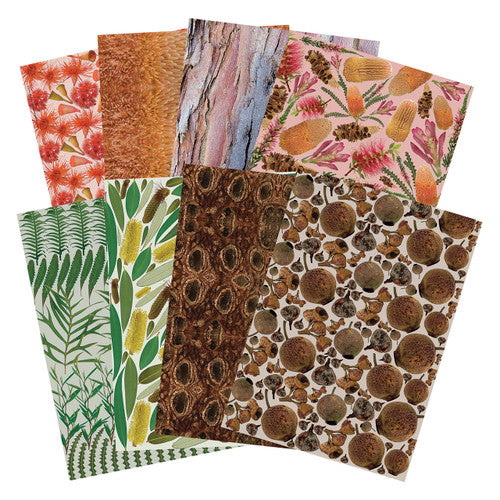 Zart Plant Pattern Papers A4 Pack of 40