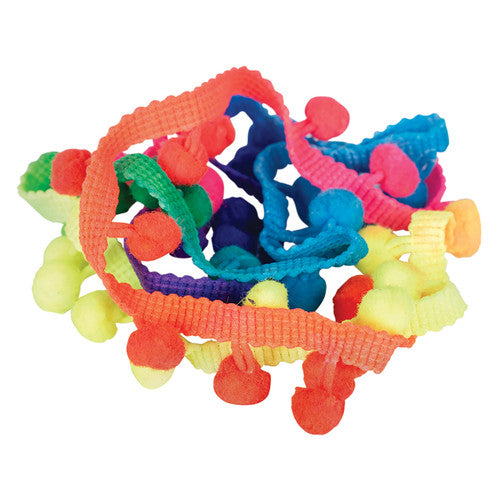 Zart Rainbow Pom Pom String 5m