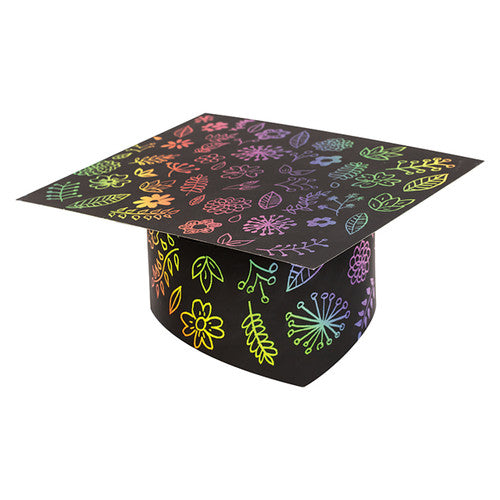 Zart Scratch Graduation Hats Pack of 10