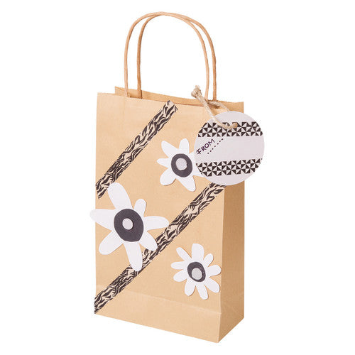 Zart Small Paper Bags with Handle Pack of 10