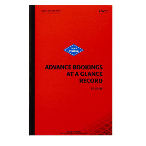 Zions Advance Bookings at a Glance Record