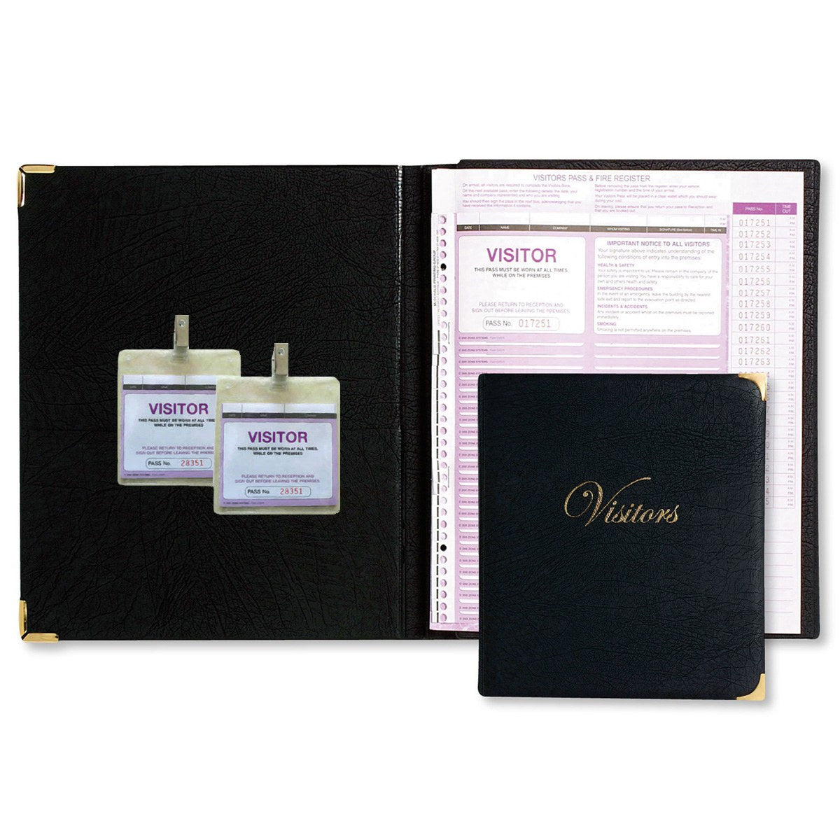 Zions Visitors Pass Kit with 250 Passes Binder and 25 Wallets