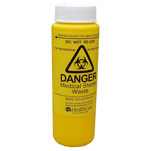 AEROHAZARD Sharps Disposal Container 250mL