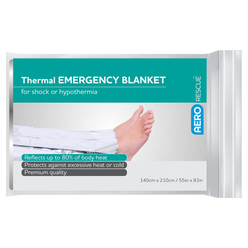 AeroRescue Thermal Blanket 140 x 210cm Bag/100