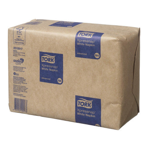 Tork Xpressnap White Dispenser Napkin N4 System Carton of 12