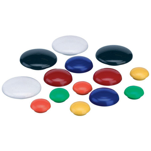 Quartet Magnetic Buttons 20mm Blue Pack of 10