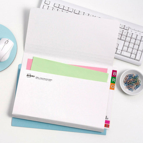 Avery White Document Wallet 242 x 367mm Foolscap 20 Pack