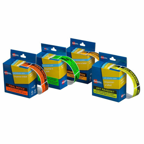 Avery Final Notice Dispenser Labels 64 x 19mm Pack 125