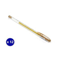 Uni Signo Noble Metal UM-120NM Gel Ink Pen 0.8mm Gold Box of 12