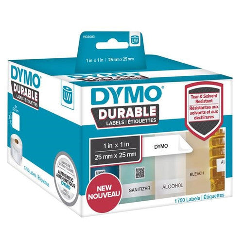 Dymo LabelWriter Durable Labels 25 x 25mm Roll of 1700