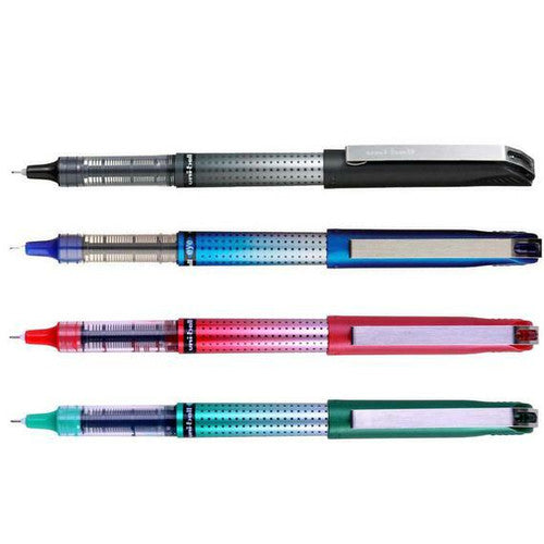Uni-Ball Eye Needle UB-185S Liquid Ink Rollerball Pen 0.5mm Green Box of 12