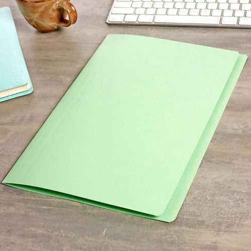 Avery Manilla Folders Foolscap Light Green Box of 100