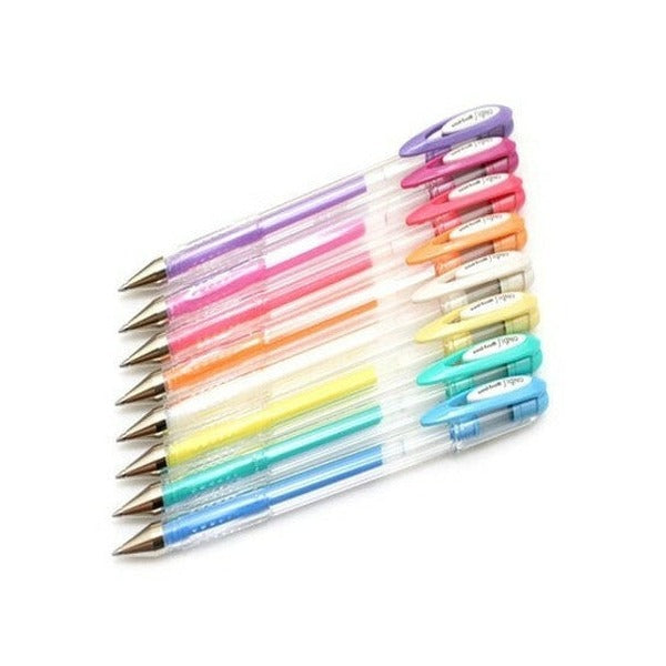 Uni Signo Angelic Colours UM-120AC Gel Ink Pen 0.7mm Green Box of 12