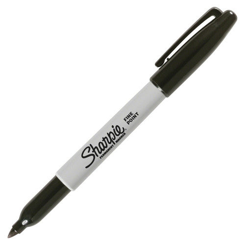 Sharpie Permanent Marker Fine Point Black Canister of 36