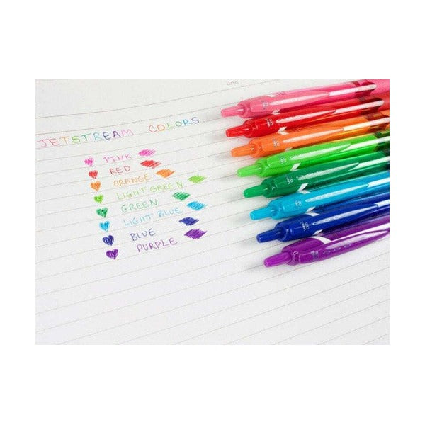 Uni Jetstream Colour SXN-150C Rollerball Pen 0.7mm Baby Pink Box of 10