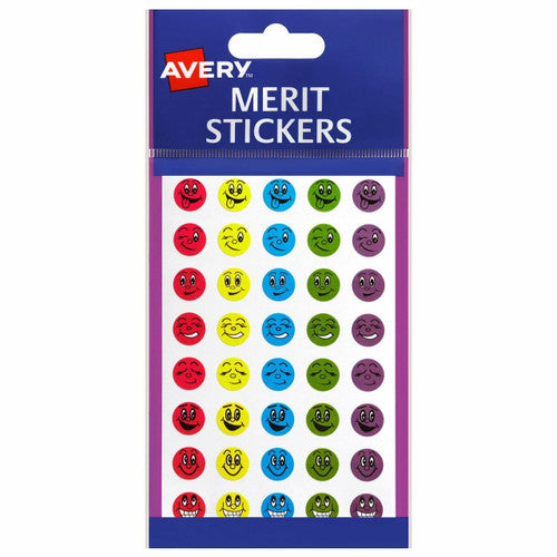 Avery Merit Stickers Mini Smiley Face 13mm Diameter 800 Pack
