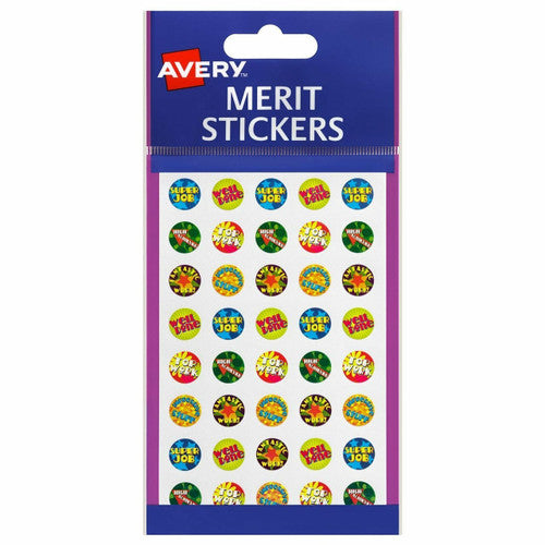 Avery Merit Stickers Mini Bright 14mm Diameter 800 Pack