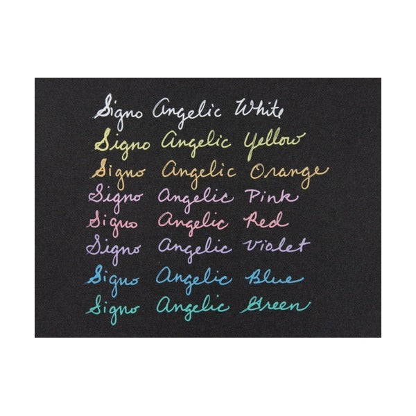 Uni Signo Angelic Colours UM-120AC Gel Ink Pen 0.7mm Green Box of 12