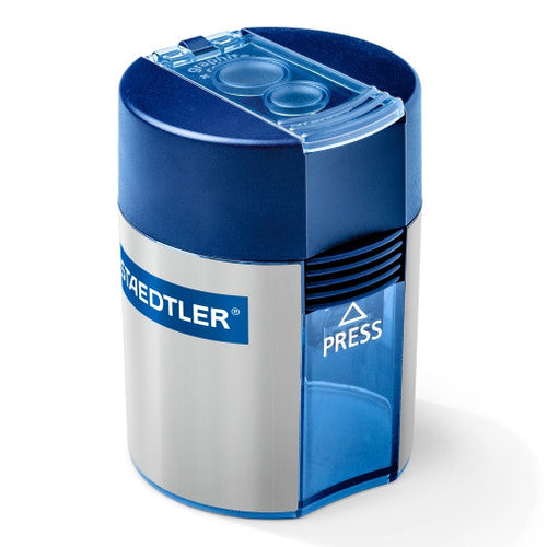 Staedtler Double Hole Tub Sharpener Metal Insert Box 10 512 001