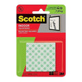 Scotch 111 Indoor Foam Mounting Square 25.4 x 25.4mm White Pack of 16