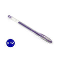 Uni Signo Noble Metal UM-120NM Gel Ink Pen 0.8mm Violet Box of 12