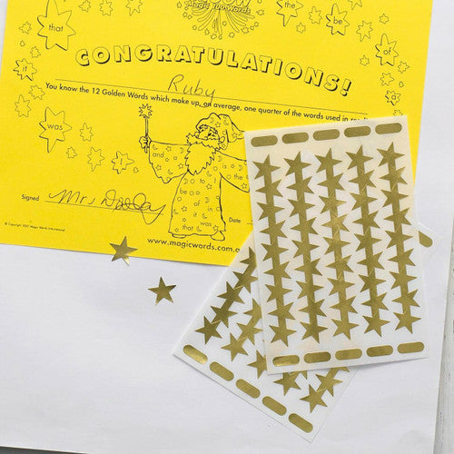 Avery Gold Small Stars Multi-Purpose Stickers 14mm Diameter 90 Pack