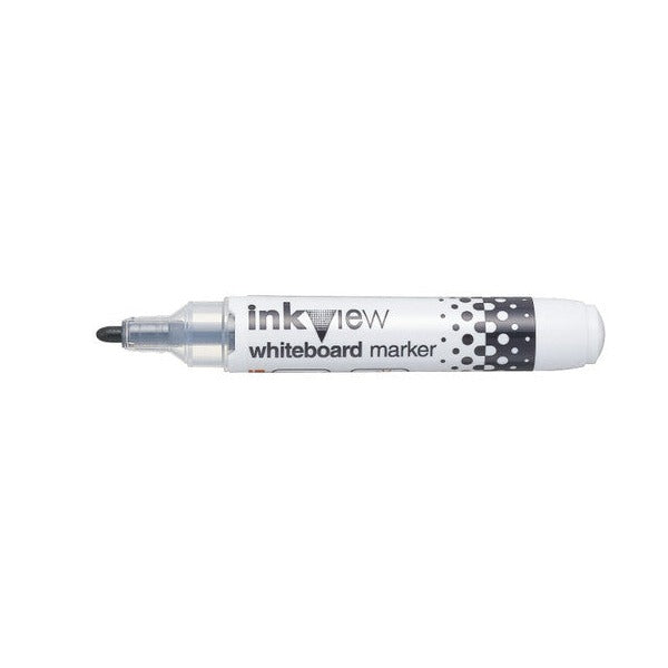 Uni Inkview Whiteboard Marker Bullet Tip 1.8mm Black Box of 12