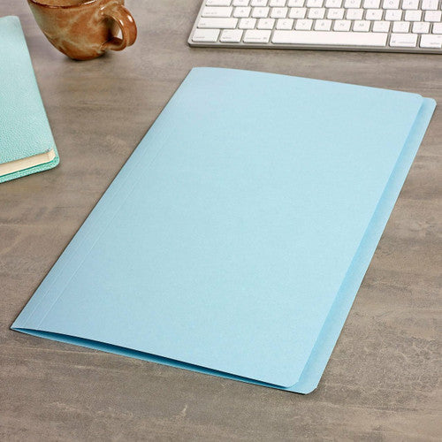 Avery Manilla Folders Foolscap Light Blue Box of 100
