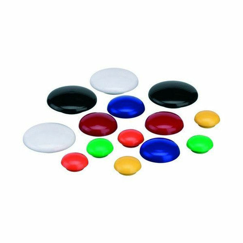 Quartet Magnetic Buttons 30mm Assorted Pack of 10
