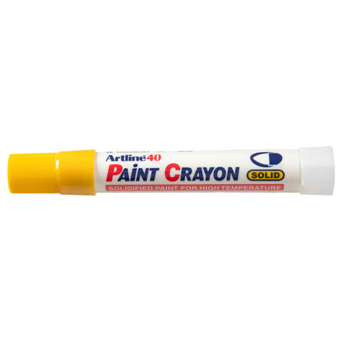 Artline 40 Permanent Paint Crayon Marker Bullet Yellow Box 12