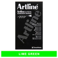 Artline Supreme Permanent Marker Lime Green Box 12