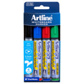 Artline 579 Whiteboard Marker 5mm Chisel Nib Assorted Wallet 4