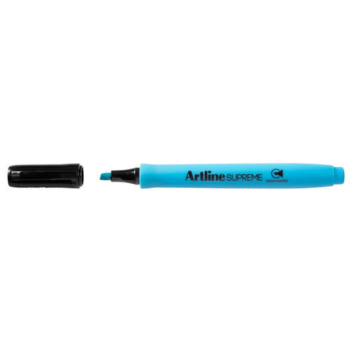 Artline Supreme Highlighter Blue Box of 12