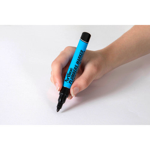 Artline Plumbers Permanent Marker Black Box of 12