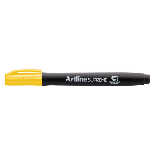 Artline Supreme Permanent Marker Chisel Yellow