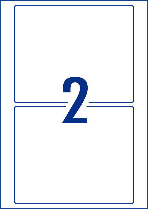 Avery Storage Box Labels 120 x 98mm Rectangle Removable 20 Pack
