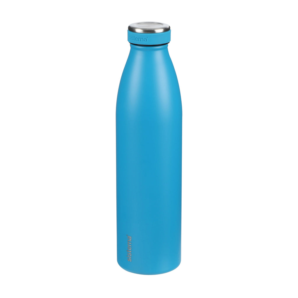 Sistema Stainless Steel Insulated Drink Bottle 750ml Assorted