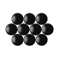 Quartet Magnetic Buttons 30mm Black Pack of 10