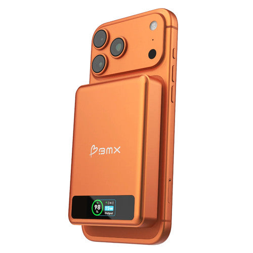 BMX SolidSafe 10K Magnetic Power Bank Orange