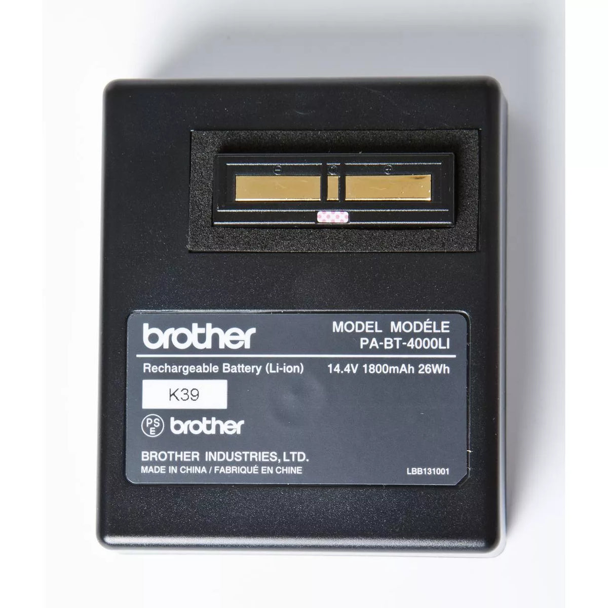 Brother PA-BT-4000LI Rechargeable Li-ion Battery for RJ, TD and PT Series