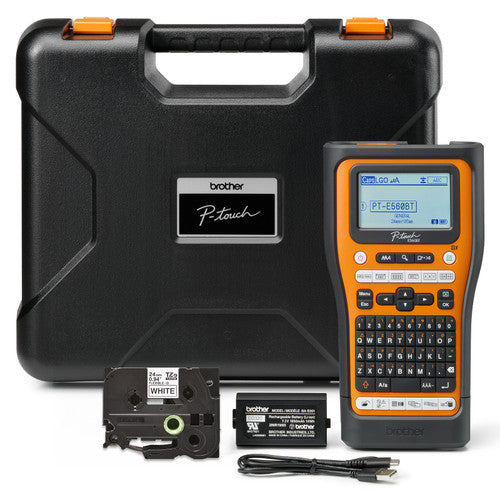 Brother PT-E560BTVP P-Touch Industrial Label Maker Value Pack