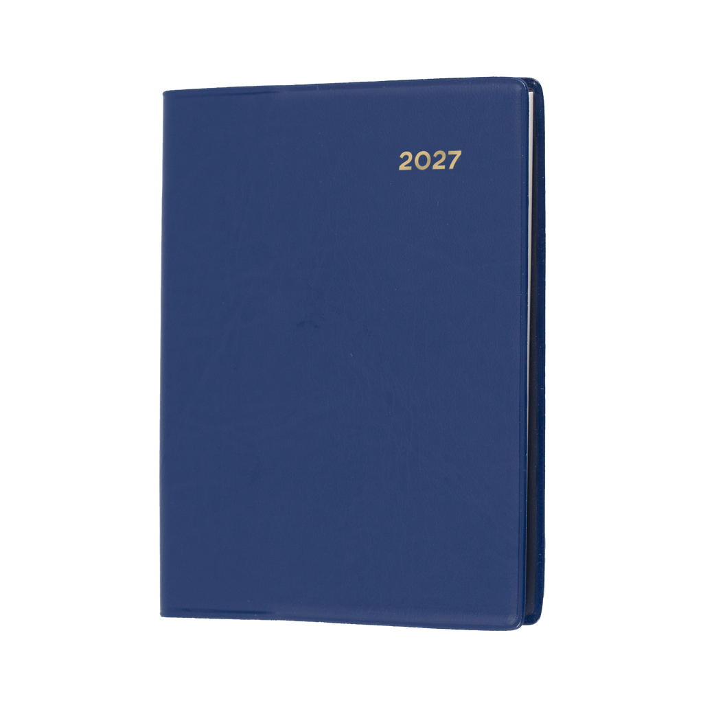 Collins Belmont Diary 2027 A7 Pocket Week to View with Pencil Navy