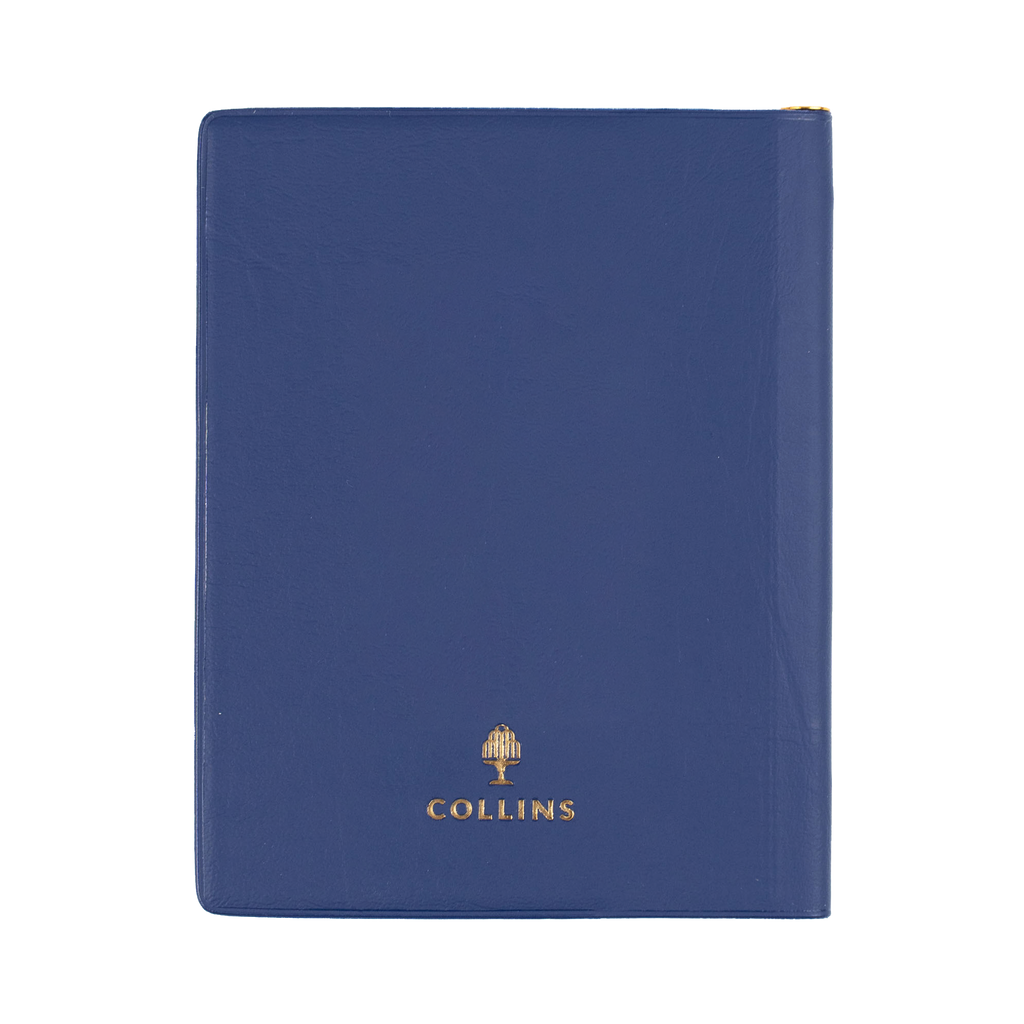 Collins Belmont Diary 2027 A7 Pocket Week to View with Pencil Navy
