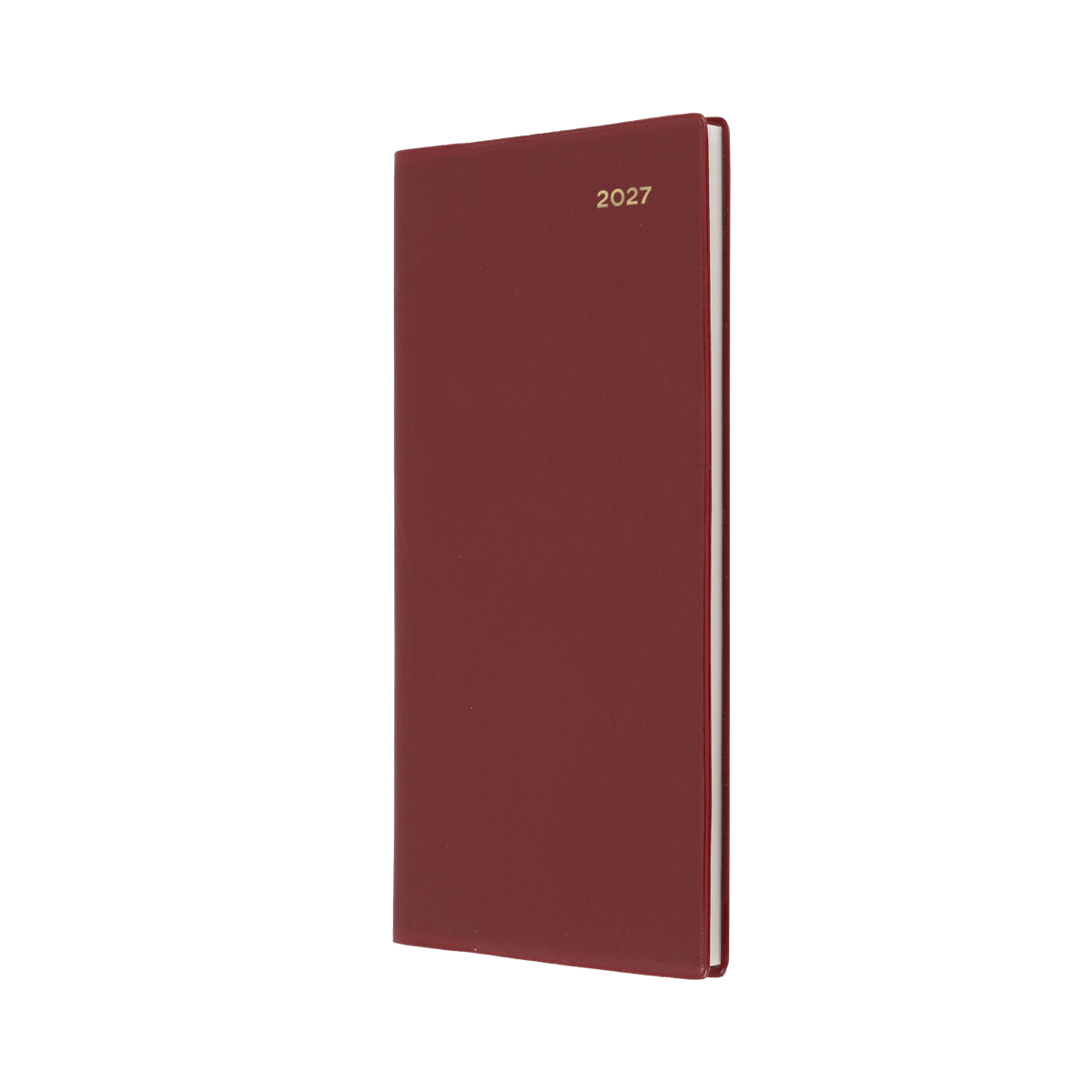 Collins Belmont Diary 2027 B6/7 Slimline Week to View Burgundy