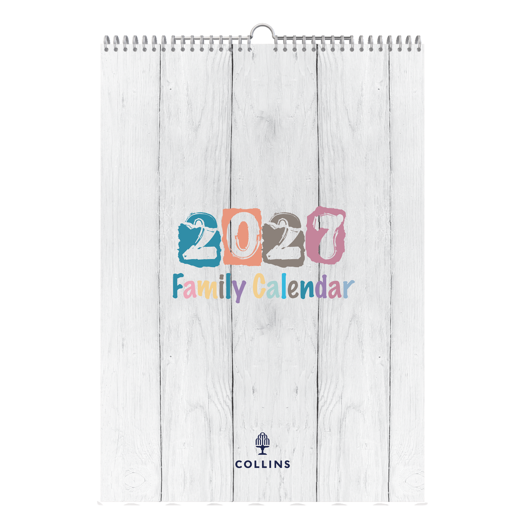 Collins Brighton 2027 A3 Wall Calendar Month to View