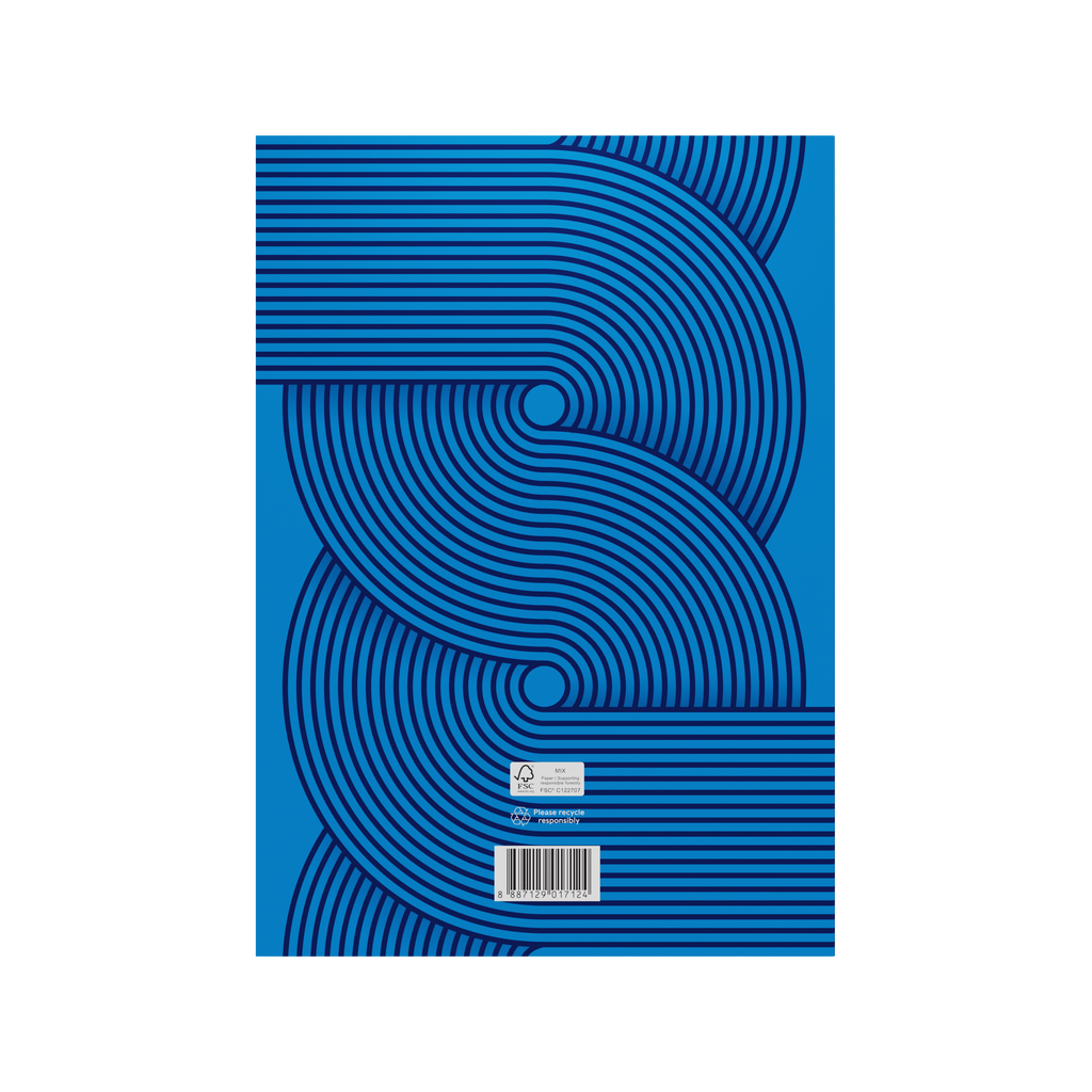 Collins Colplan Planner Diary 2027 A4 Month to View Geo Blue